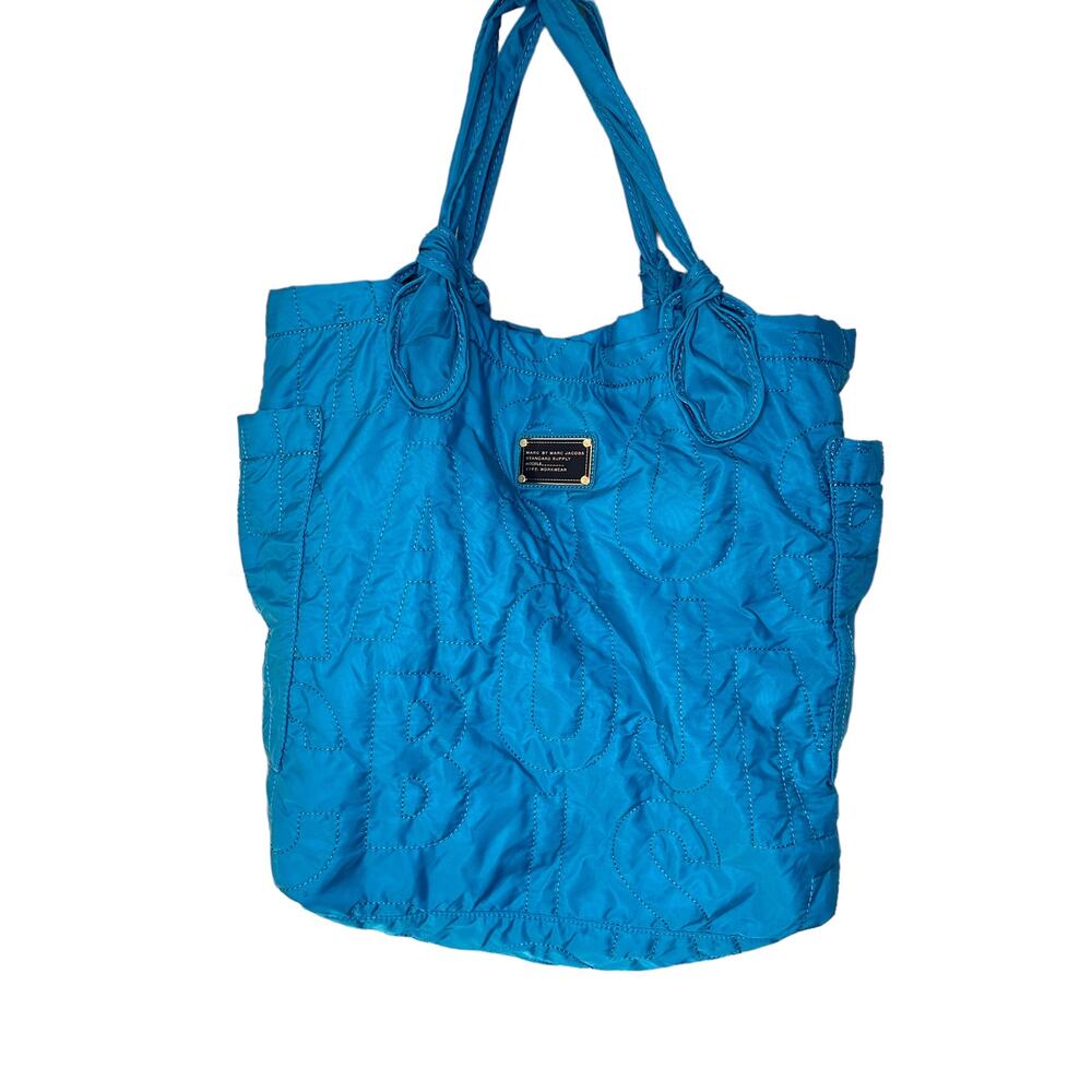 Marc by Marc Jacob’s tote quilted tote shoulder bag blue